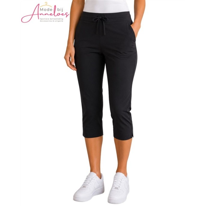Enjoy Broek capri travel Zwart 870715 Enjoy Broek capri travel Zwart 870715